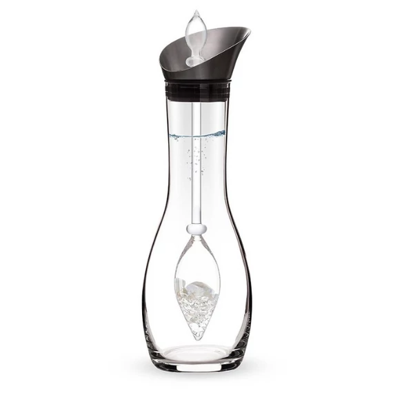 DECANTER ERA LUNA KRISTÁLYFIOLÁVAL  I  HOLD SZETT 1,3 LITER