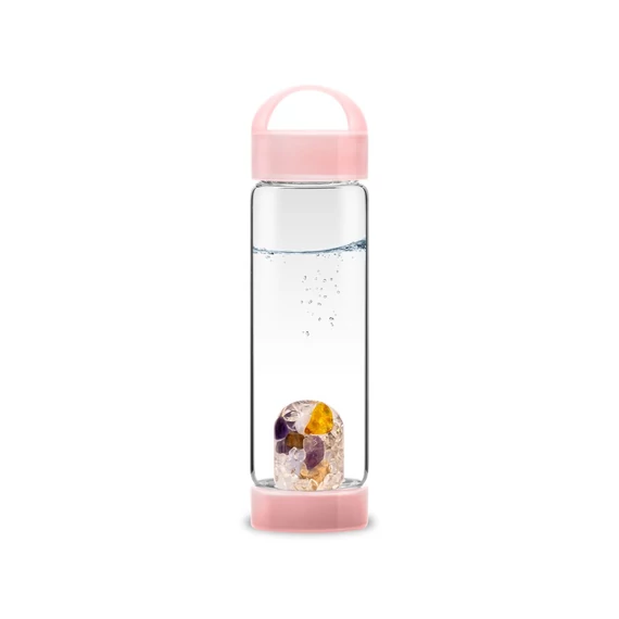 VIA | PRANA | BLOSSOM ROSE | Életerő Yoga Kristálykulacs Virágzó rózsa